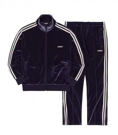 NERDY ベロア ジャージ 紫 レディース NERDY(ノルディ) ベロア