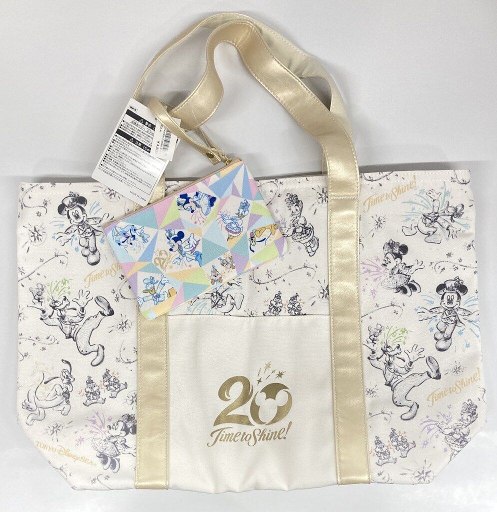 東京ディズニーシー トートバッグ TDS20周年 Time to Shine