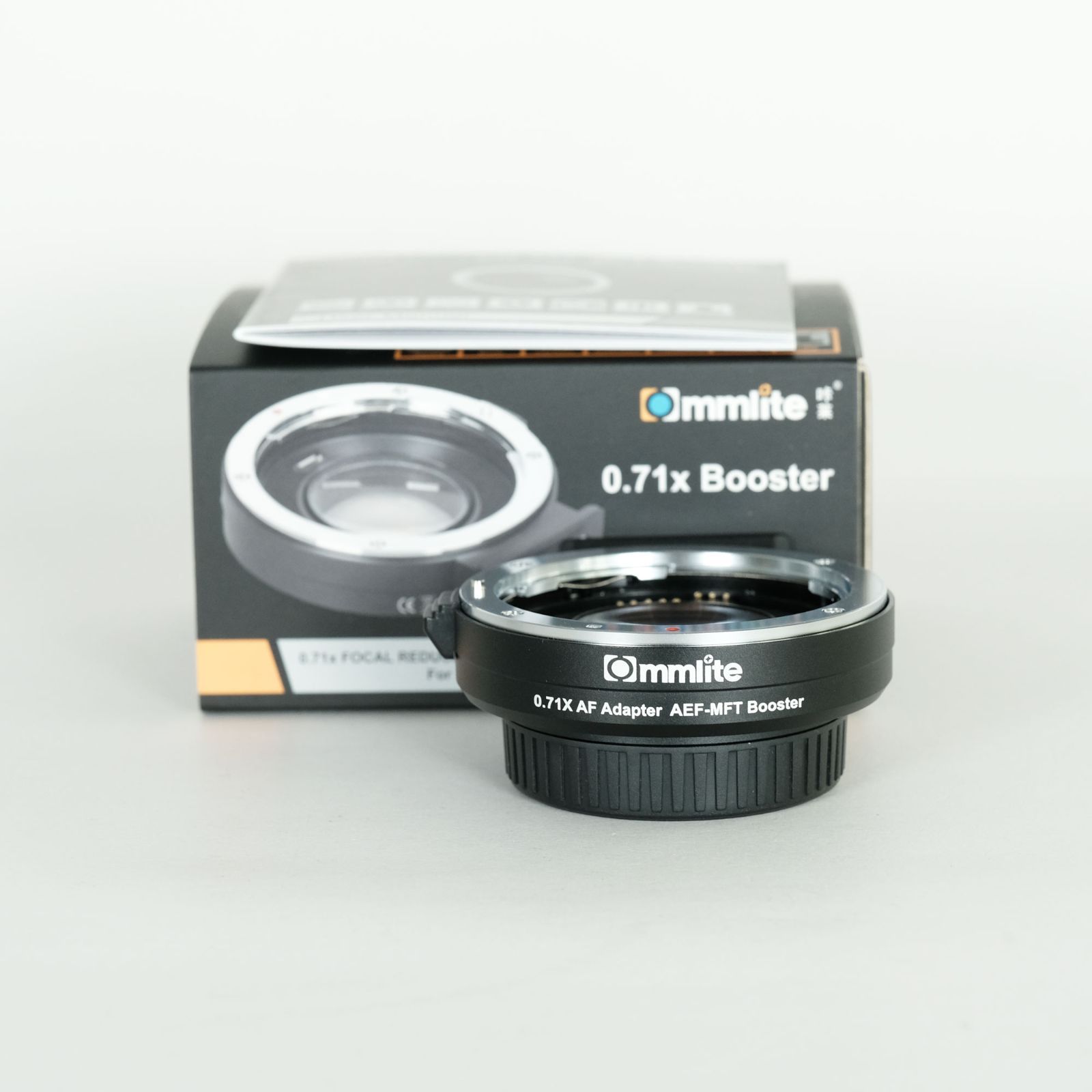 Commlite 電子マウントアダプター キヤノンEFレンズ|マイクロフォーサーズボディ用 CM-AEF-MFT Booster 0.71X