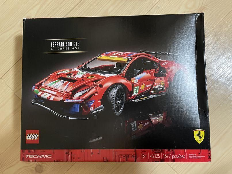 LEGO レゴ テクニック フェラーリ 488 GTE AFコルセ 42125-