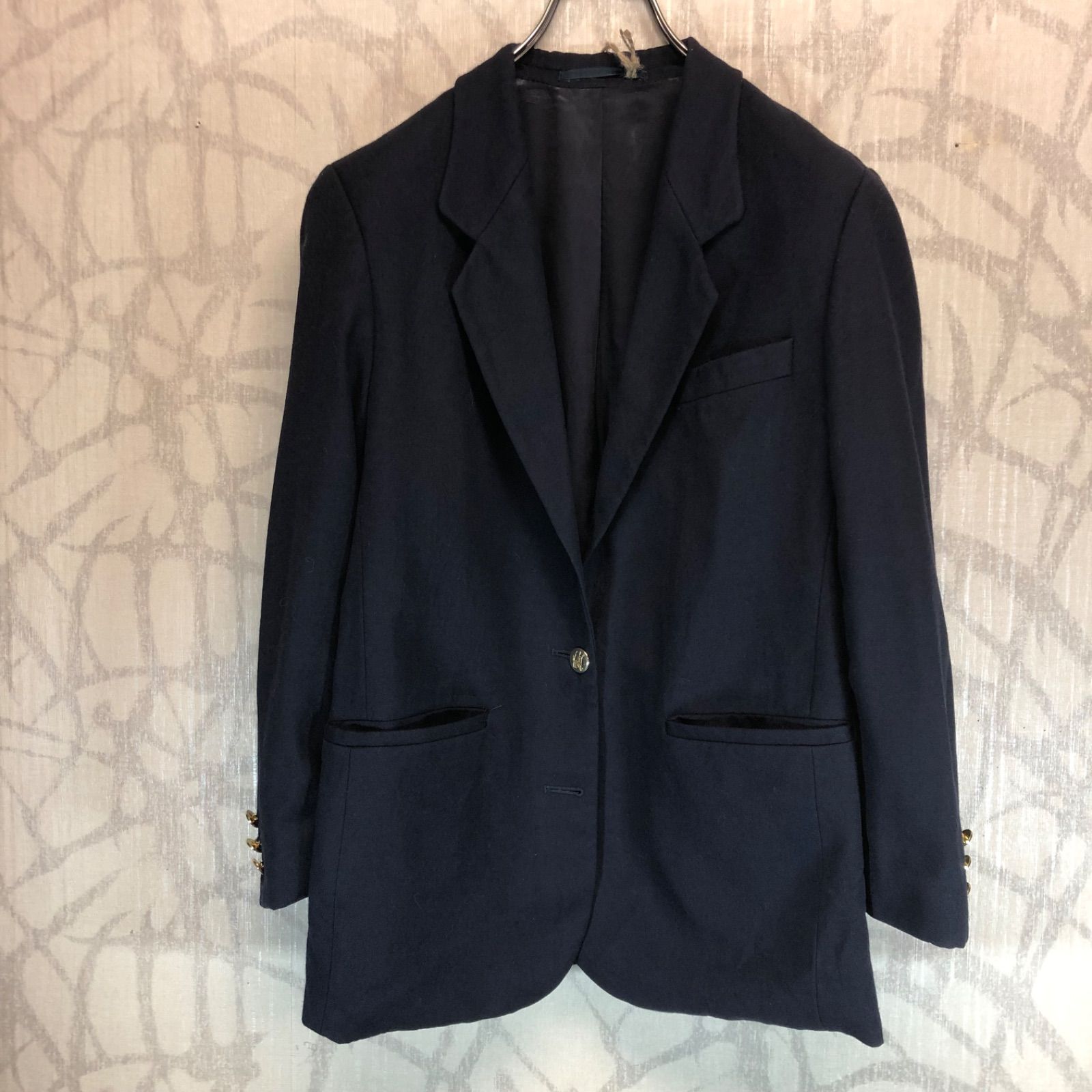 バーバリーズ BURBERRY 金バッチ ジャケット　90s 英国製