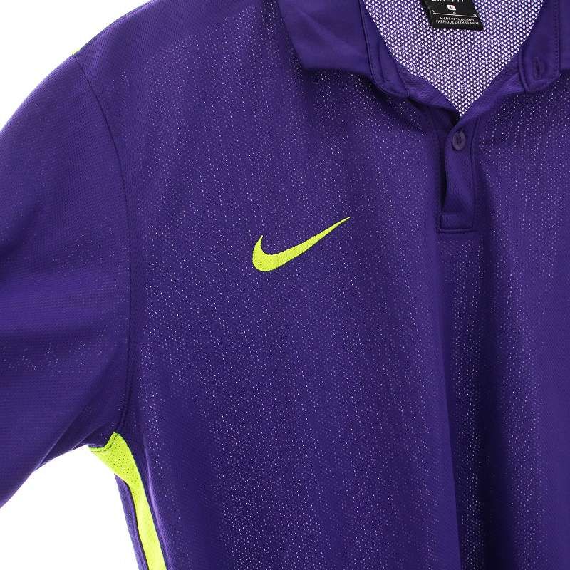Nike サッカーシャツ L 紫 SALOMONSSON 3 ナイキ NIKE CHALLENGEジャージ ポロシャツ サッカー