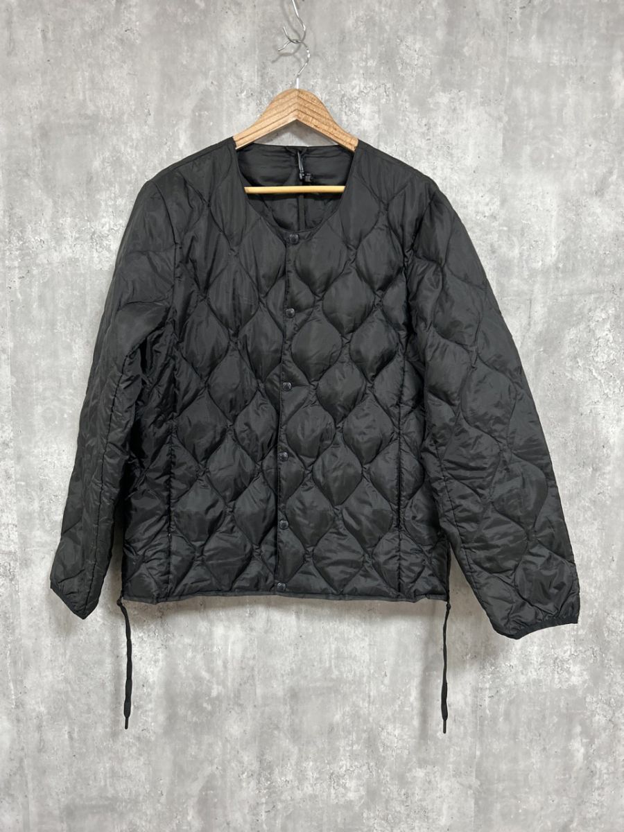 TAION タイオン キルティング ジャケット size2XL|黒 ◆ メンズ