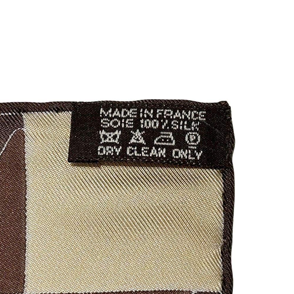 美品　Hermesカレ インドのかけら ガブロッシュ　カレ９０スカーフ　エルメス エルメス HERMES スカーフ カレ90 COUPONS INDIENS インドの