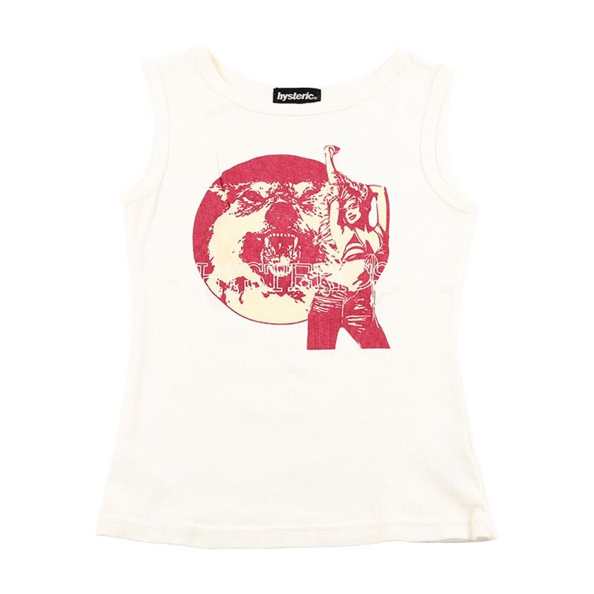 ヒステリックグラマー ガールプリント レディース タンクトップ ヒステリックグラマーHYSTERIC GLAMOUR ガールタンクトップ