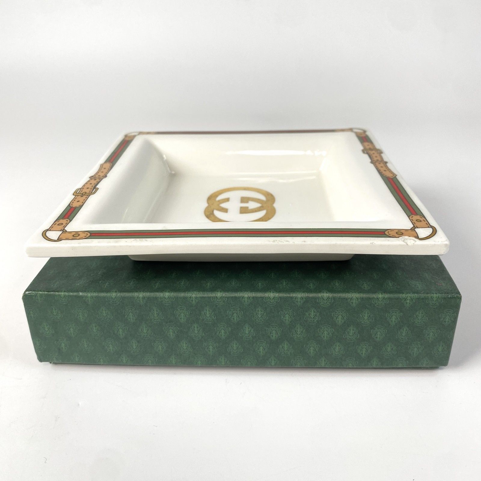 超激レア GUCCI グッチ 灰皿 アッシュトレイ サンモトヤマ 証明書付き