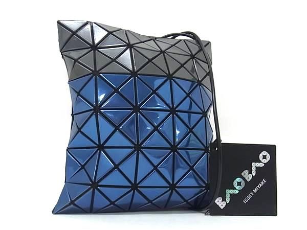 BAO BAO ISSEY MIYAKE バオバオイッセイミヤケ プラチナムマーメイド PVC ショルダーバッグ 斜め掛け ブルー系 FS4677