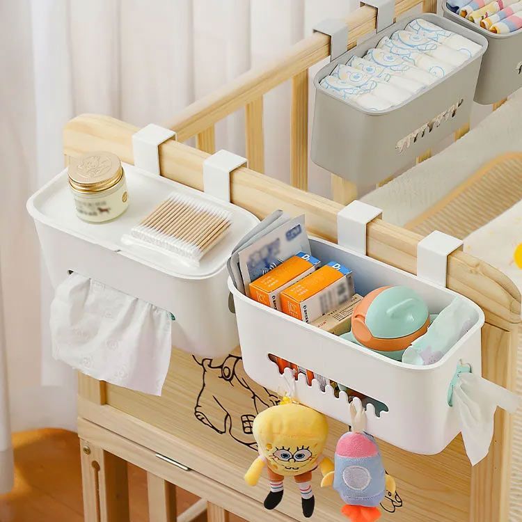 Sweeby ベビーベッド おむつ替え 大容量収納 dショッピング |収納ボックス 掛けて使える デイリーケア
