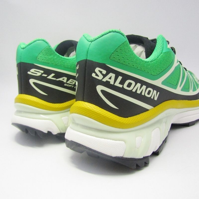  SALOMON サロモン 24.5 cm XT-6 スポーツ スタイル シューズ ローカット Bright Green Black Sulphur スニーカー 靴