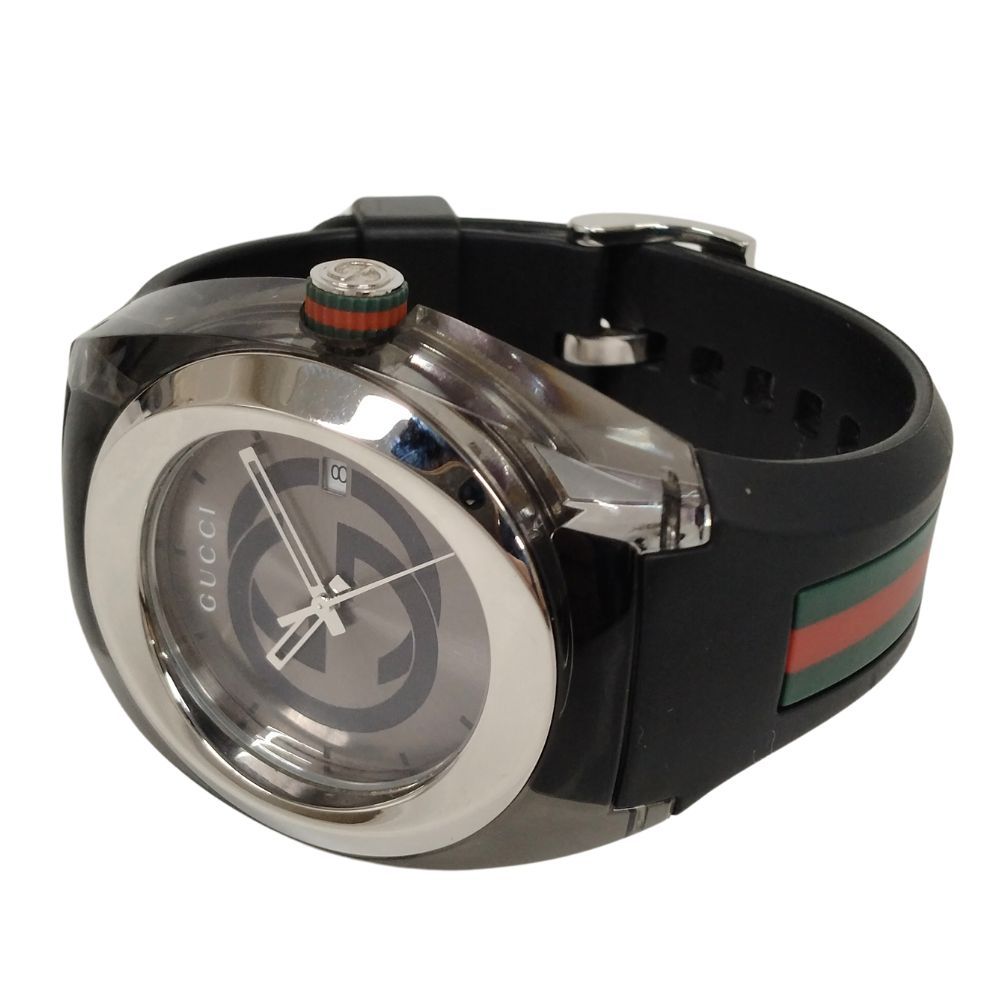 GUCCI グッチ 腕時計 SYNC シンク 137.1 クォーツ メンズ 腕時計