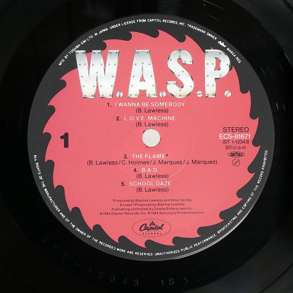 盤 W.A.S.P.|WASP|CAPITOL