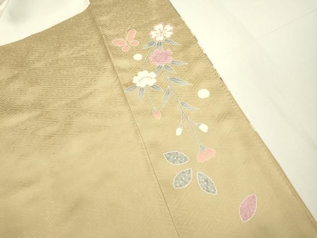 平和屋着物○訪問着 絞り 辻が花 舞蝶文 金銀彩 正絹 逸品 DAAS3860ps