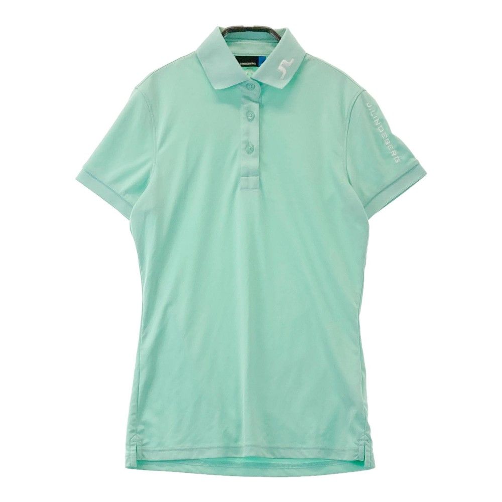 J.LINDEBERG ポロシャツ ジェイリンドバーグ　サイズL グリーン 新品 J.LINDEBERG ゴルフ 半袖ポロシャツ グリーン L メンズ