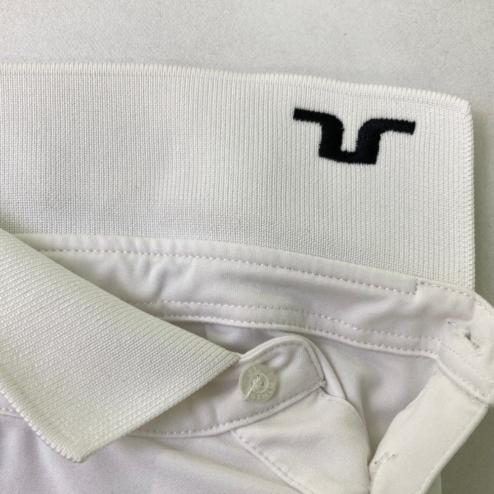 サイズ：S J.LINDEBERG ジェイリンドバーグ 長袖ポロシャツ ホワイト系