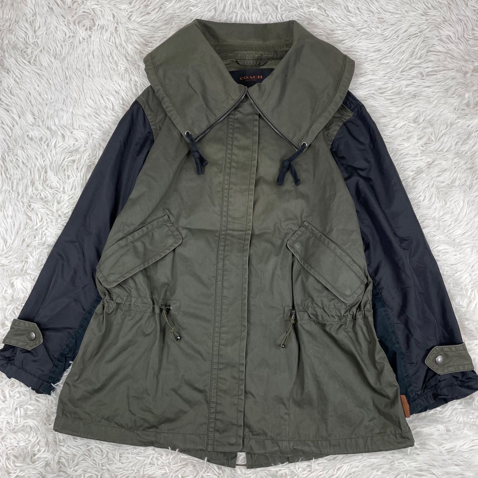 COACH コーチ ミリタリーモッズコート Mサイズ 定価8万 マウンテンパーカー オーバーサイズ XL相当