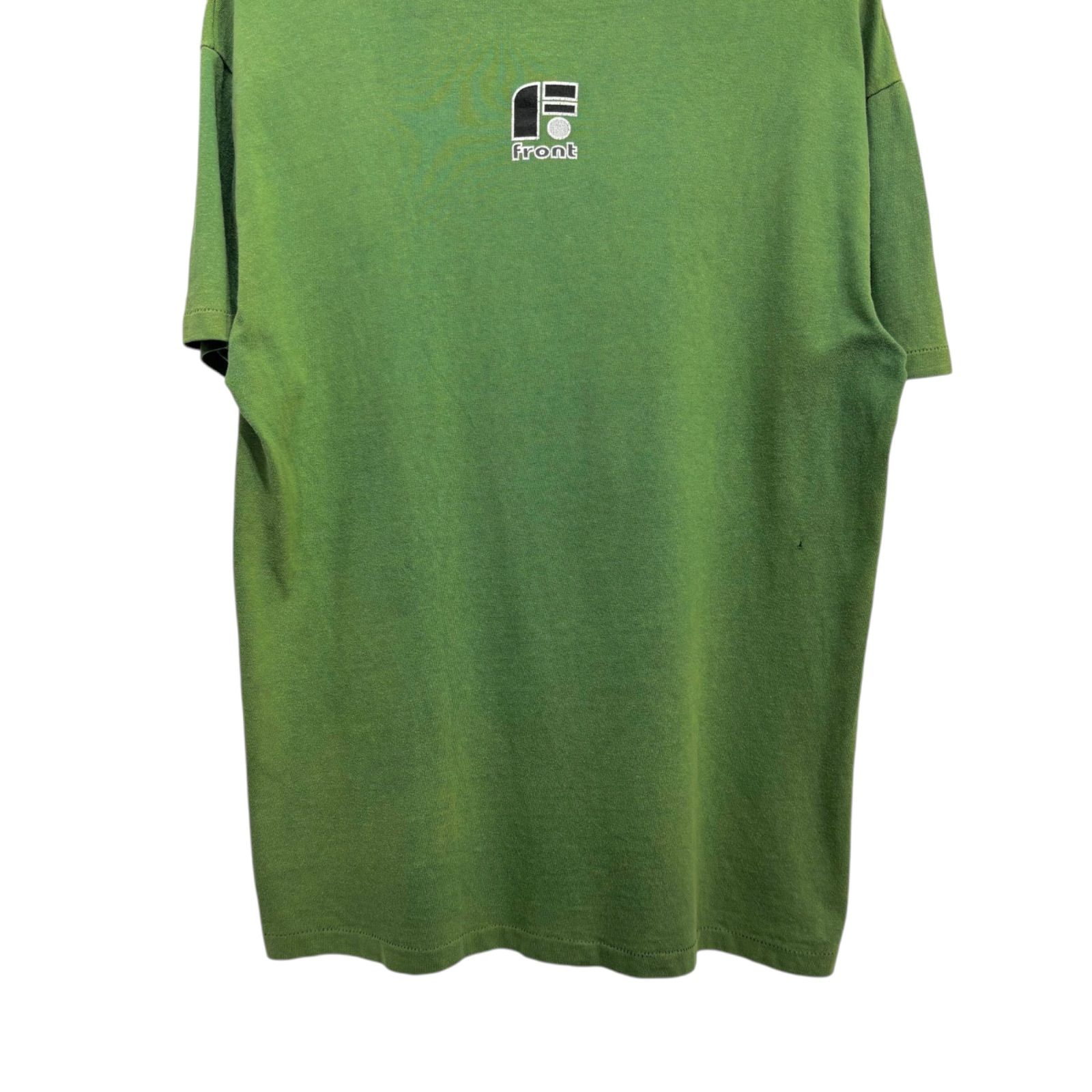 Rare】 90s Front Old Skate Print T-Shirt Made in USA 【M