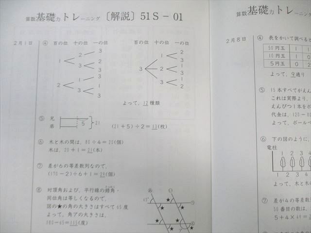 SAPIX 小5 サピックス 算数 基礎力トレーニング【計12回分】 通年セット 2023 047M2D SAPIX 小5 サピックス 算数 基礎力トレーニング【計12回分