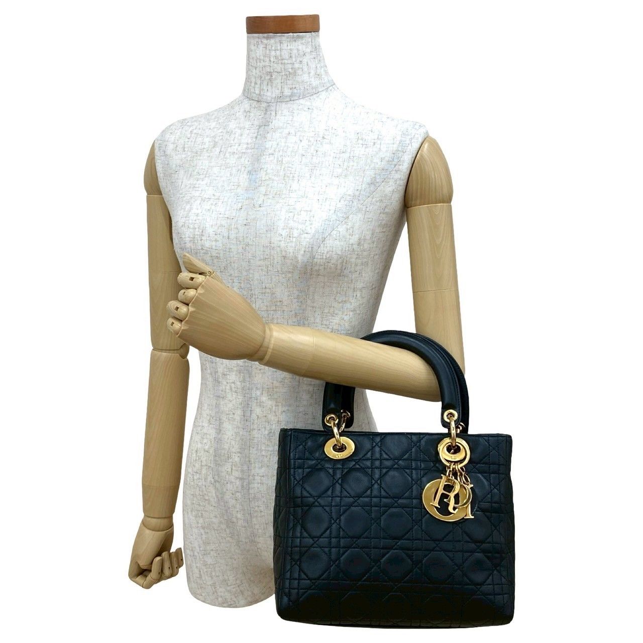 極 美品 Christian Dior ディオール レディディオール