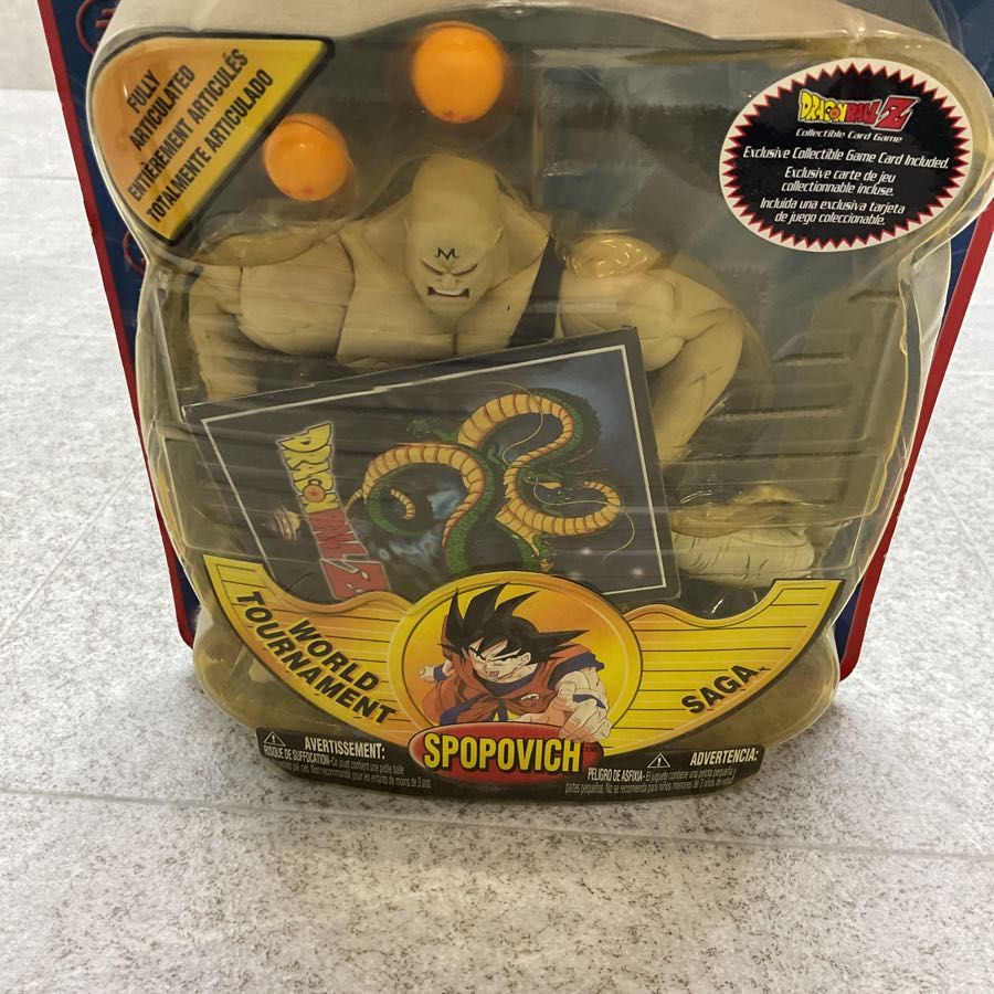 未開封 IRWIN アーウィン ドラゴンボールZ フィギュア スポポビッチ BURTER 未開封 IRWIN アーウィン ドラゴンボールZ フィギュア