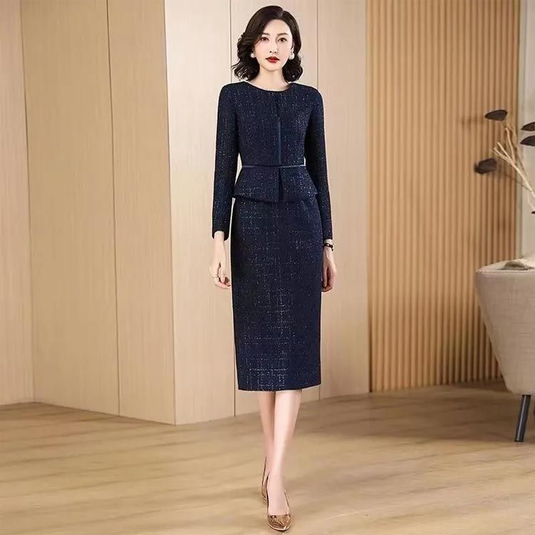 フォーマルスーツ 長袖 ドッキング セレモニースーツ ロング ママスーツ レディース ワンピーススーツ 七五三 大きいサイズ 20代 入学式 30代 50代 母 スーツ 卒業式 40代 セレモニースー timon606936