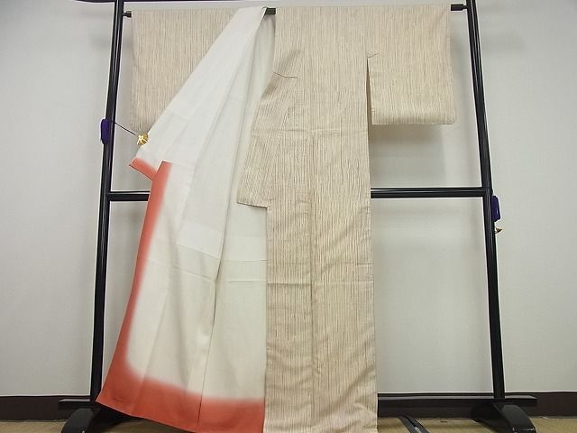 平和屋本店●極上　染司よしおか　五代目　吉岡幸雄　紬　縞　逸品4s299 楽天市場】平和屋本店□極上 染司よしおか 五代目 吉岡幸雄 紬 縞 逸品