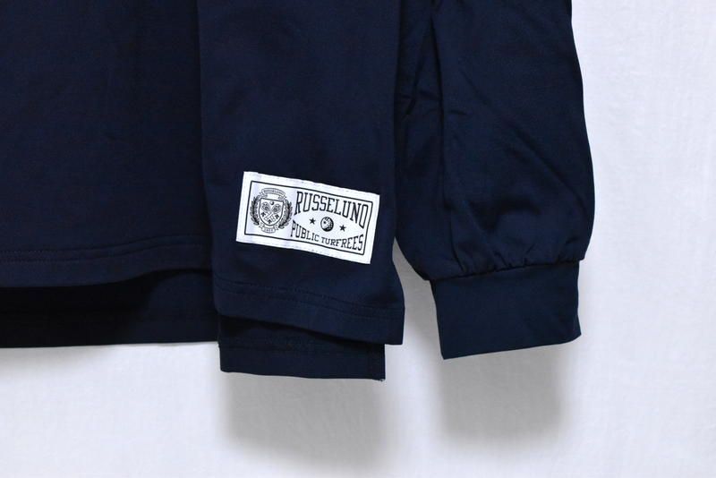 新品 ラッセルノ ゴルフ リブカラー ルーズフィット モック