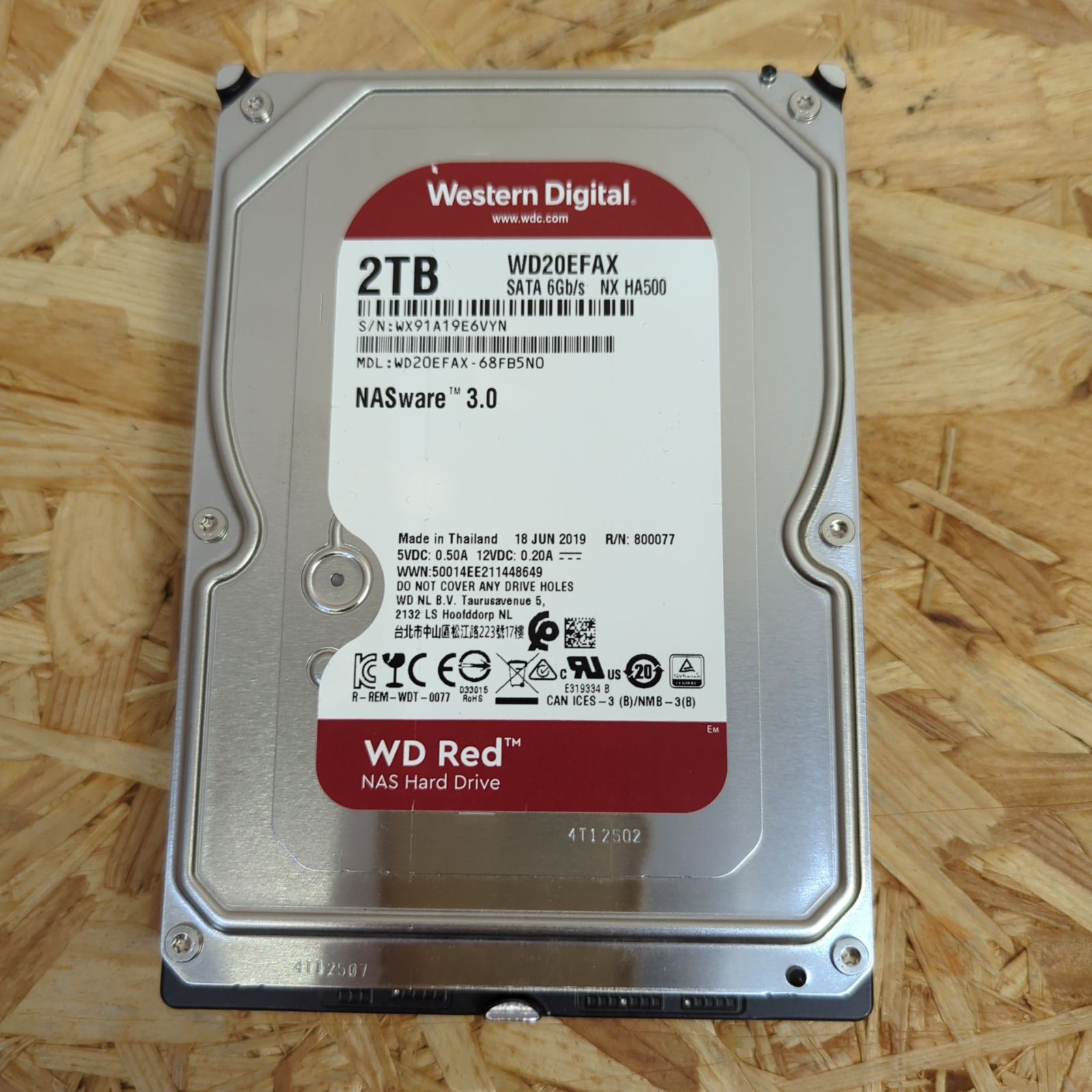 2TB HDD 3.5インチ WD RED （健康状態：正常） - メルカリ