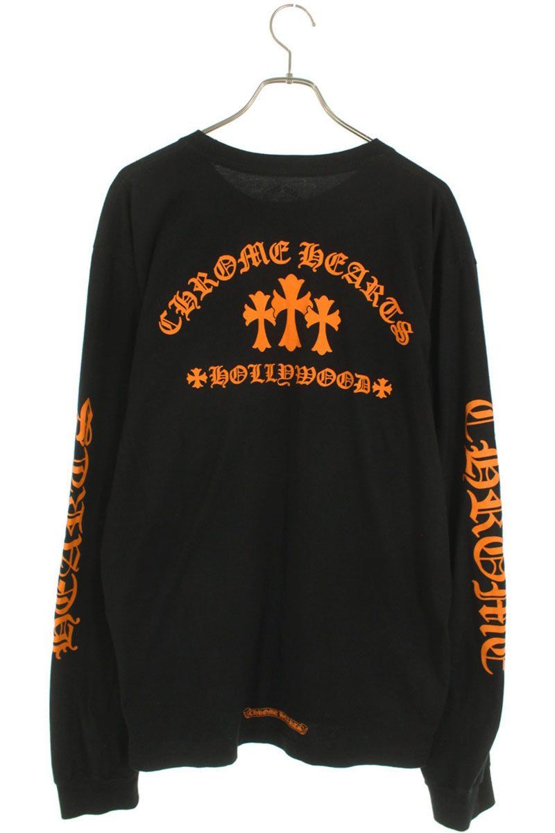 クロムハーツ　１０歳　150 160 長袖　カットソー クロムハーツ CH L/S /1 セメタリークロスバックプリント長袖