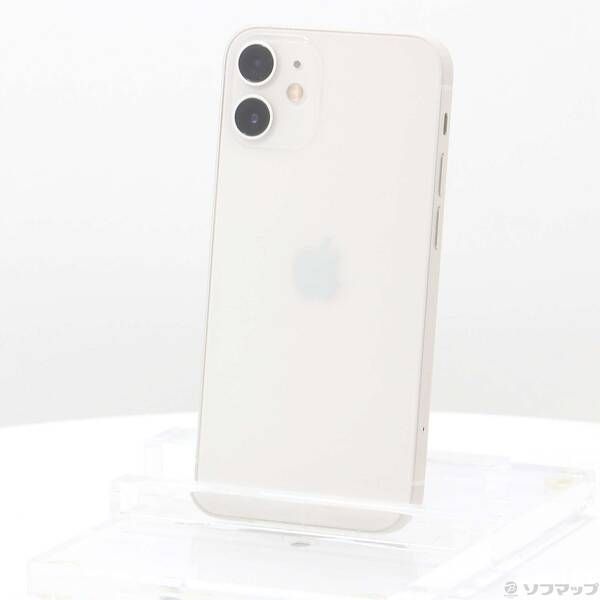 中古品〕 iPhone12 mini 128GB ホワイト MGDM3J／A SIMフリー【269】