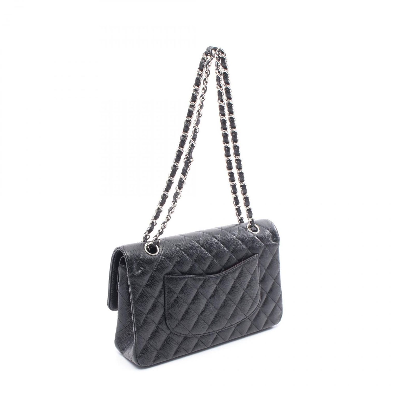 CHANEL ダブルフラップマトラッセショルダーバッグ シャネル マトラッセ ダブルフラップ チェーンショルダーバッグ