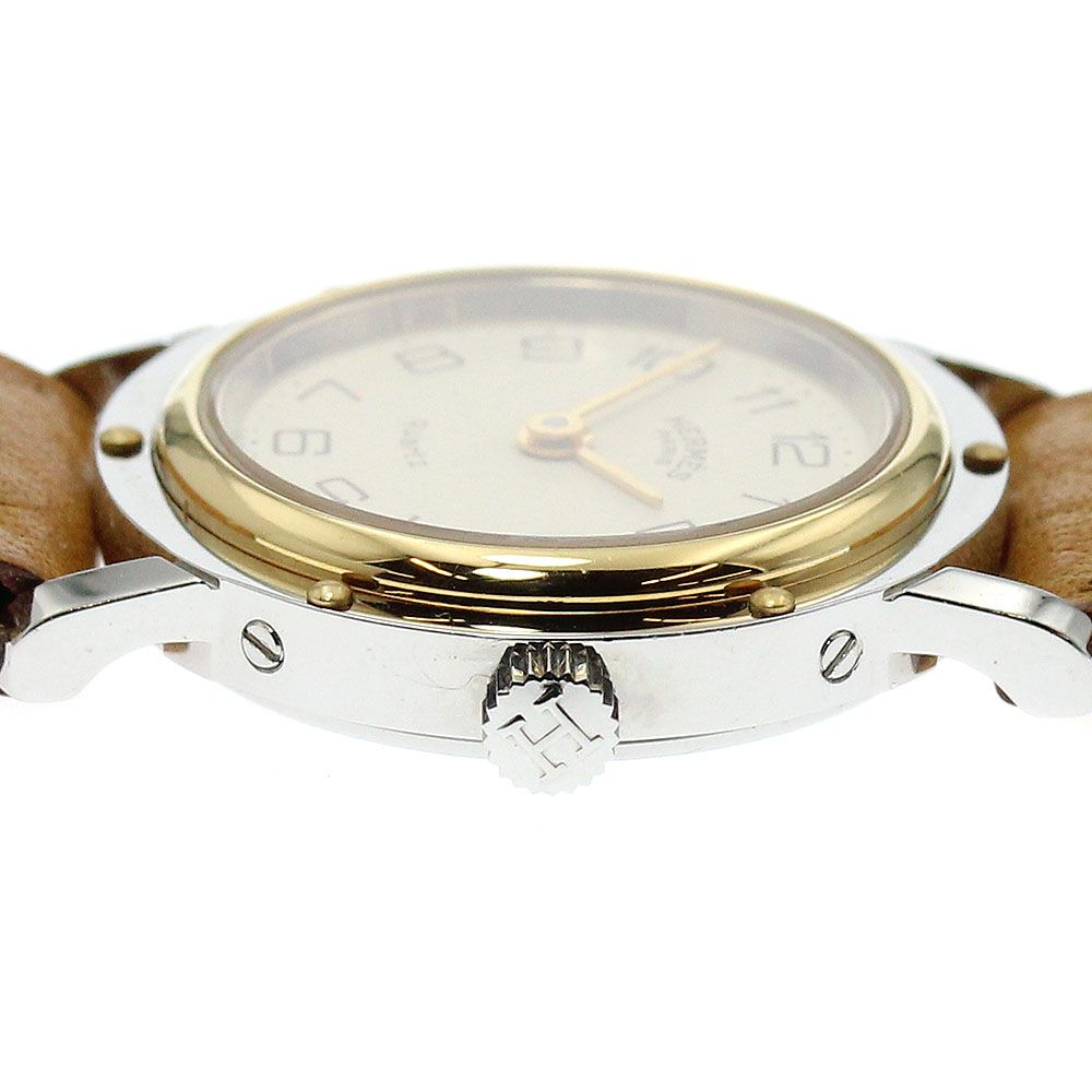 エルメス HERMES クリッパー デイト クォーツ レディース_874449