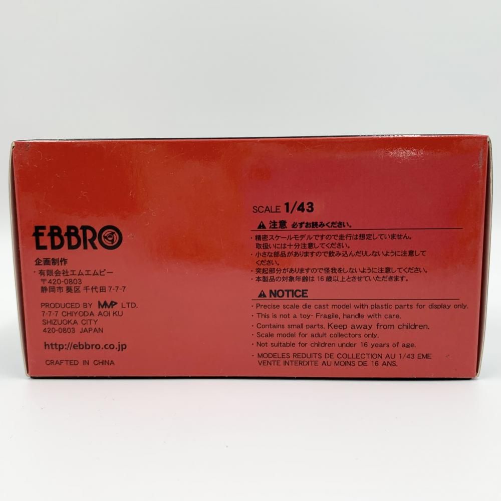 中古】開封 エブロ 1/43 WAKO'S 4CR RC F スーパーGT GT500 2016