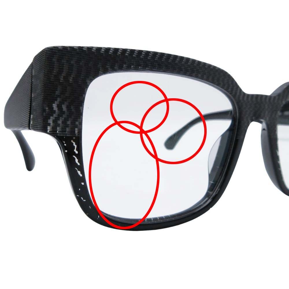 新品同様 alain mikli アランミクリ NEW POINTILLE BLACK ビック  