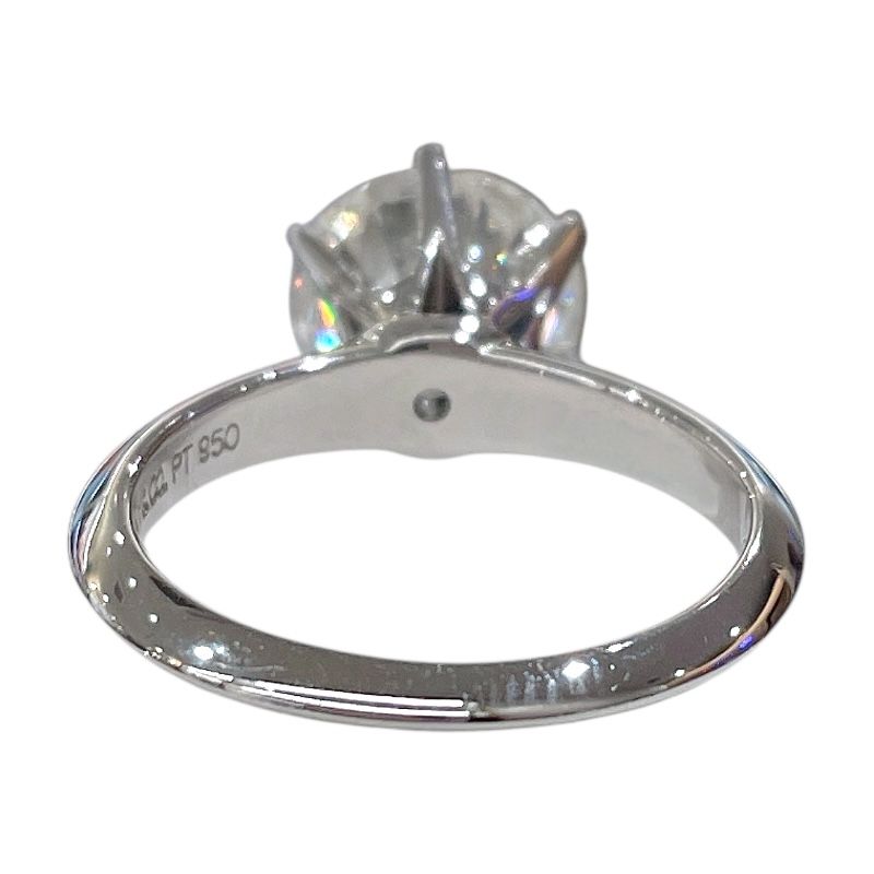 ティファニー TIFFANY&CO. ソリティア ダイヤ 0.28ct F/VS2/3EX 11.5号