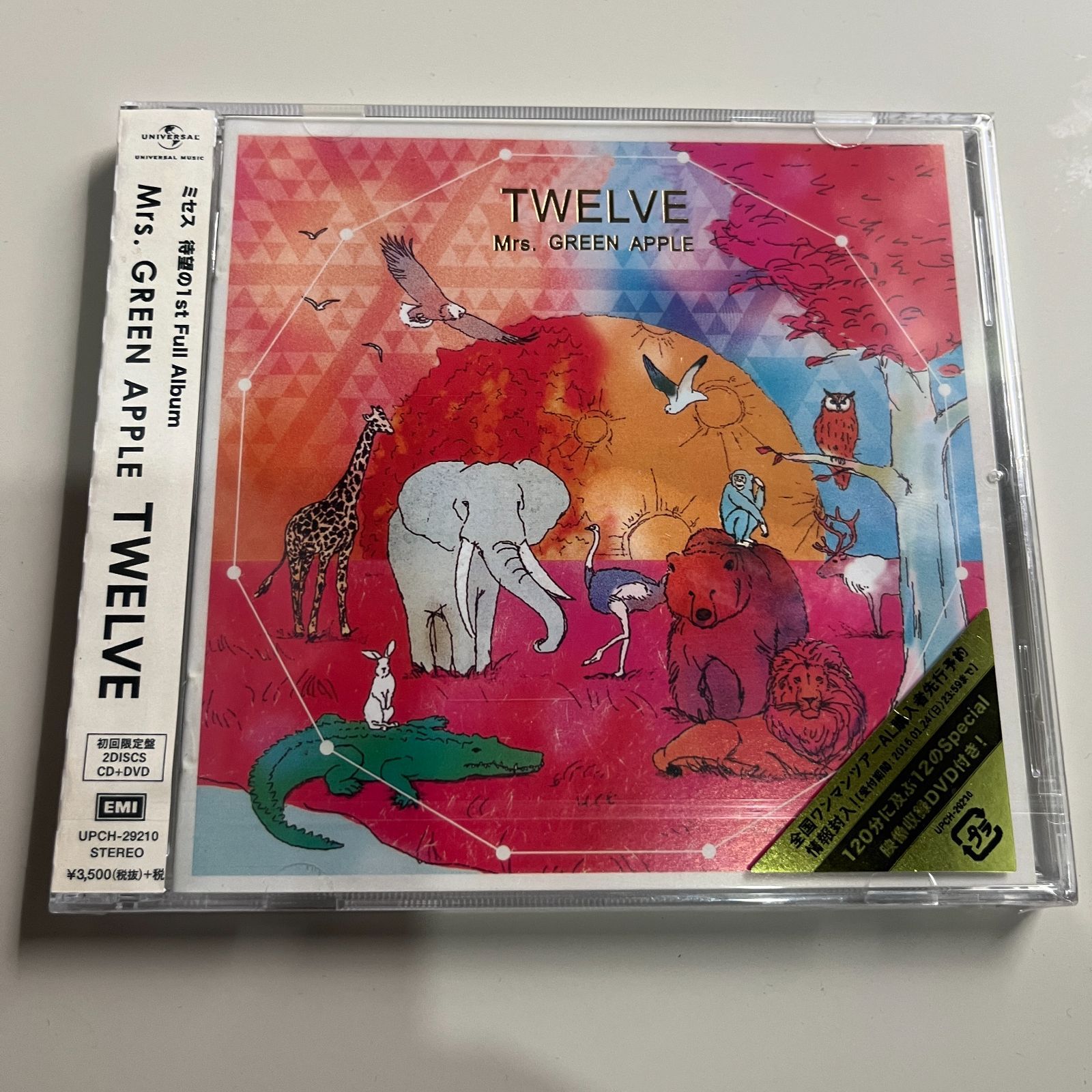 Mr. GREEN APPLE TWELVE CD・DVDセット Amazon.co.jp: Mrs.GREEN APPLE TWELVE(初回限定盤)(CD+DVD
