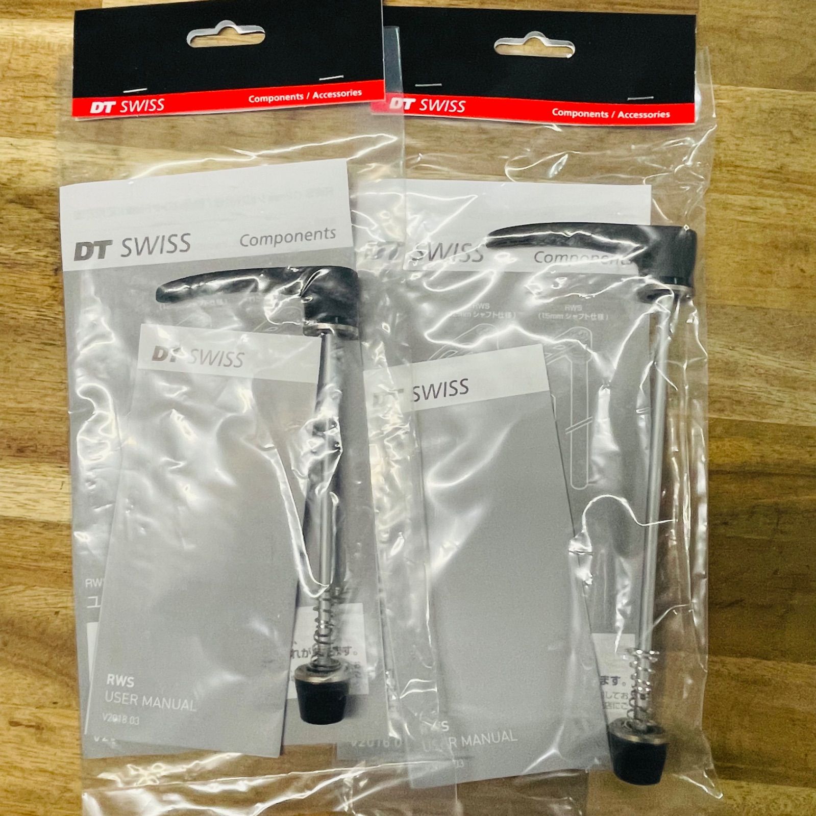 DTスイス RWS スキュワー シャフト 100mm 130mm ロード用 前後 2本 セット スチール 固定力強化 レスポンスアップ DT swiss