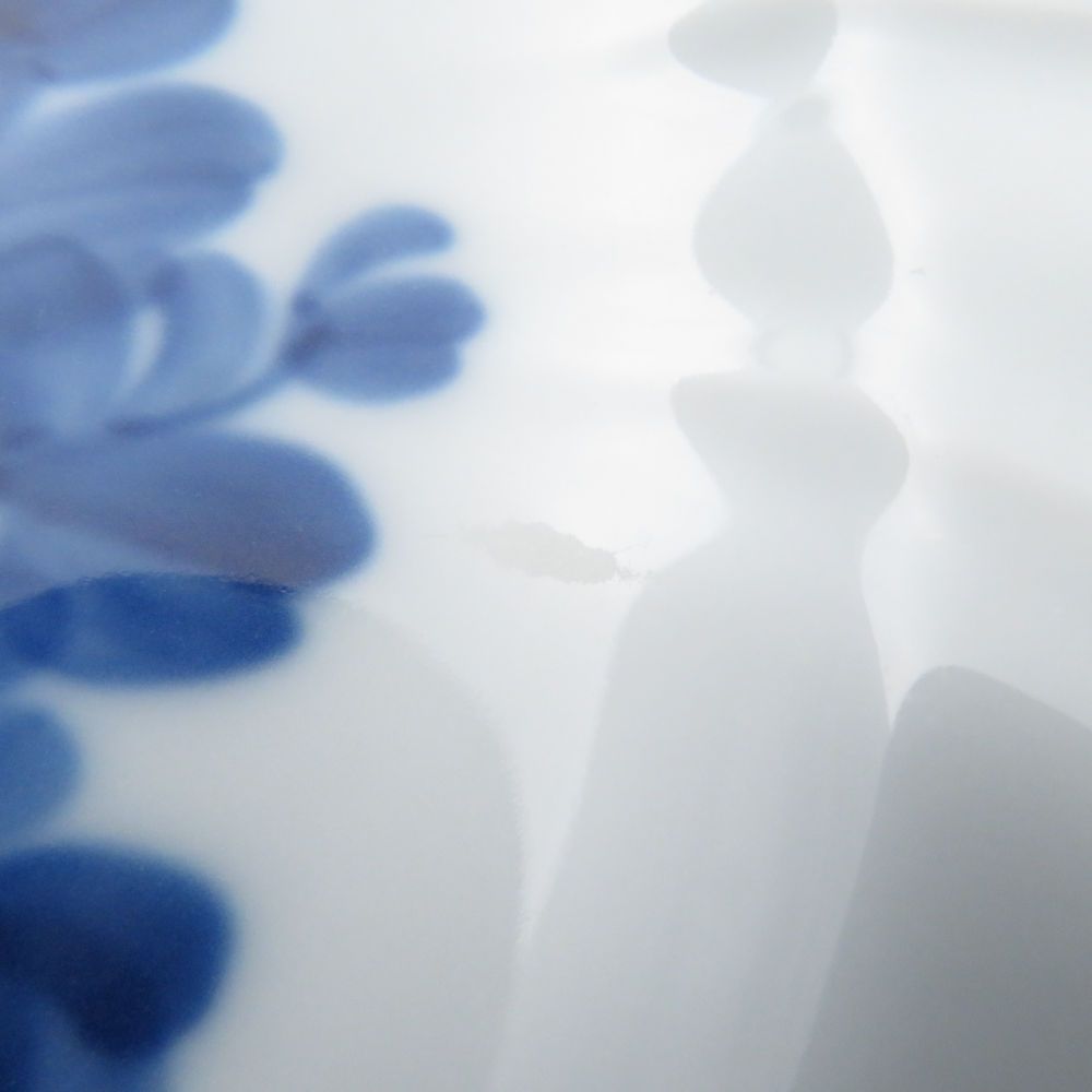 美品 ROYAL COPENHAGEN ロイヤルコペンハーゲン ブルーフラワーカーブ  