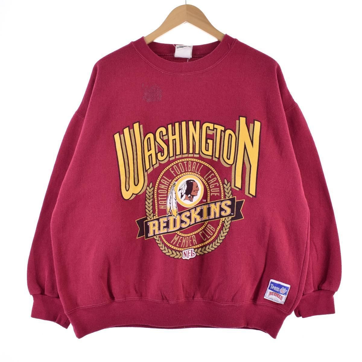 古着 90年代 NUTMEG NFL WASHINGTON REDSKINS ワシントンレッド ...