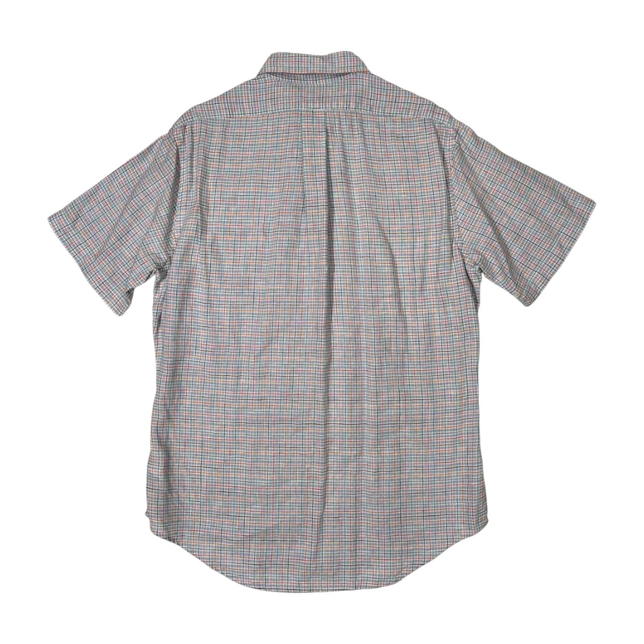 Brooks Brothers 半袖シャツ　リネン　水色　M アイリッシュリネン ショートスリーブ スポーツシャツ Regular