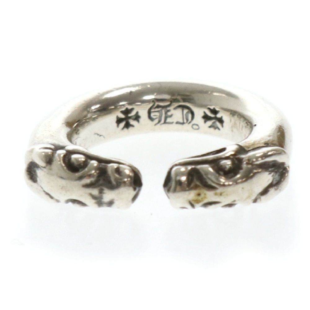 CHROME HEARTS (クロムハーツ) DOUBLE DOG RING ダブルドッグ リング
