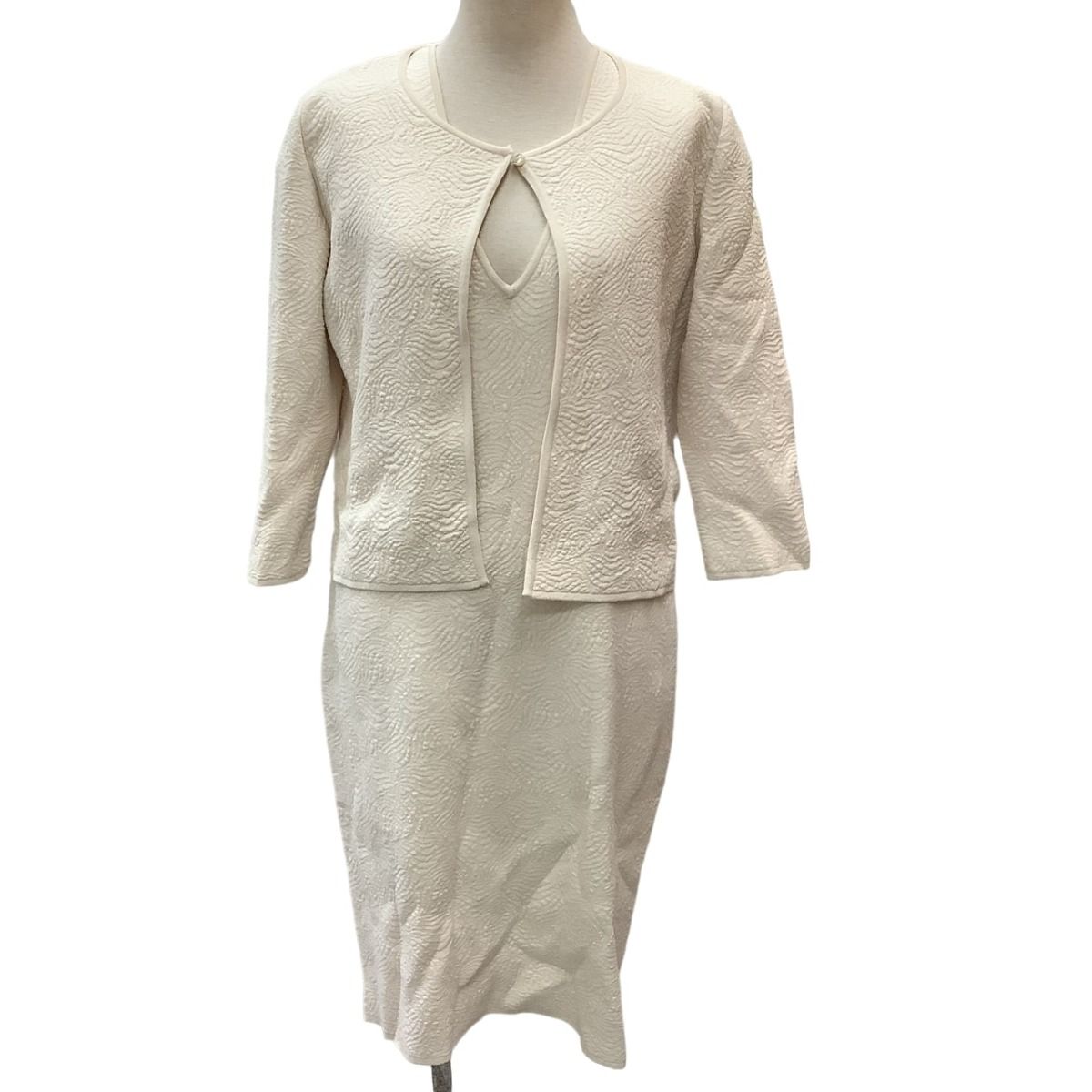 ♪♪MAX MARA マックスマーラー セットアップ ジャケット スカート SIZE L アイボリー