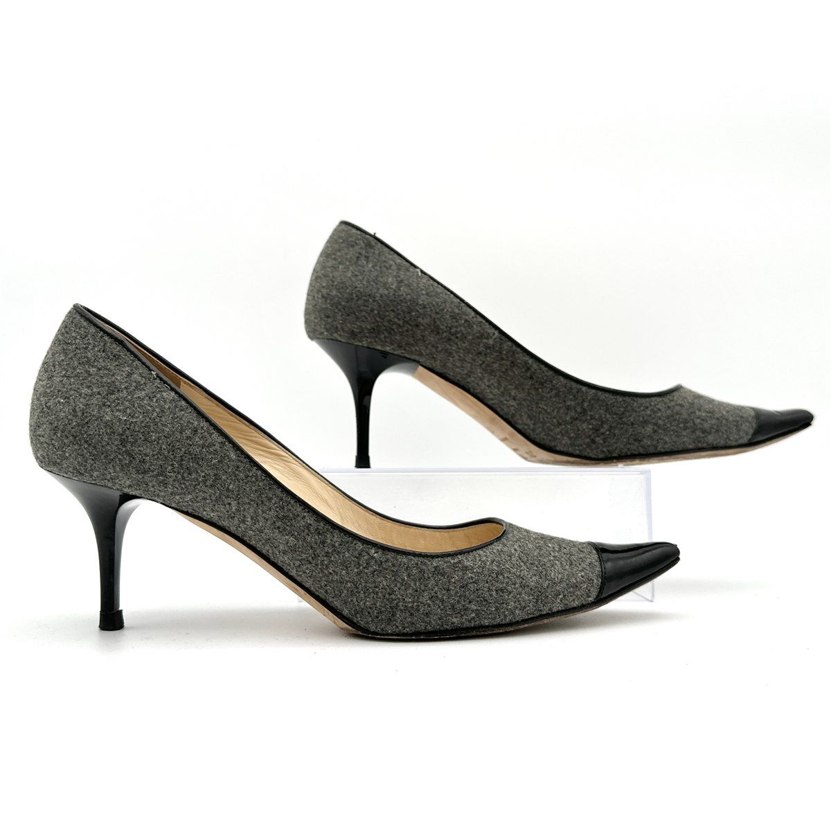 ★美品★JIMMY CHOO★ グレージュ スエード パンプス JIMMY CHOO - JIMMY CHOO パンプス グレー 1777Tの通販 by TaK