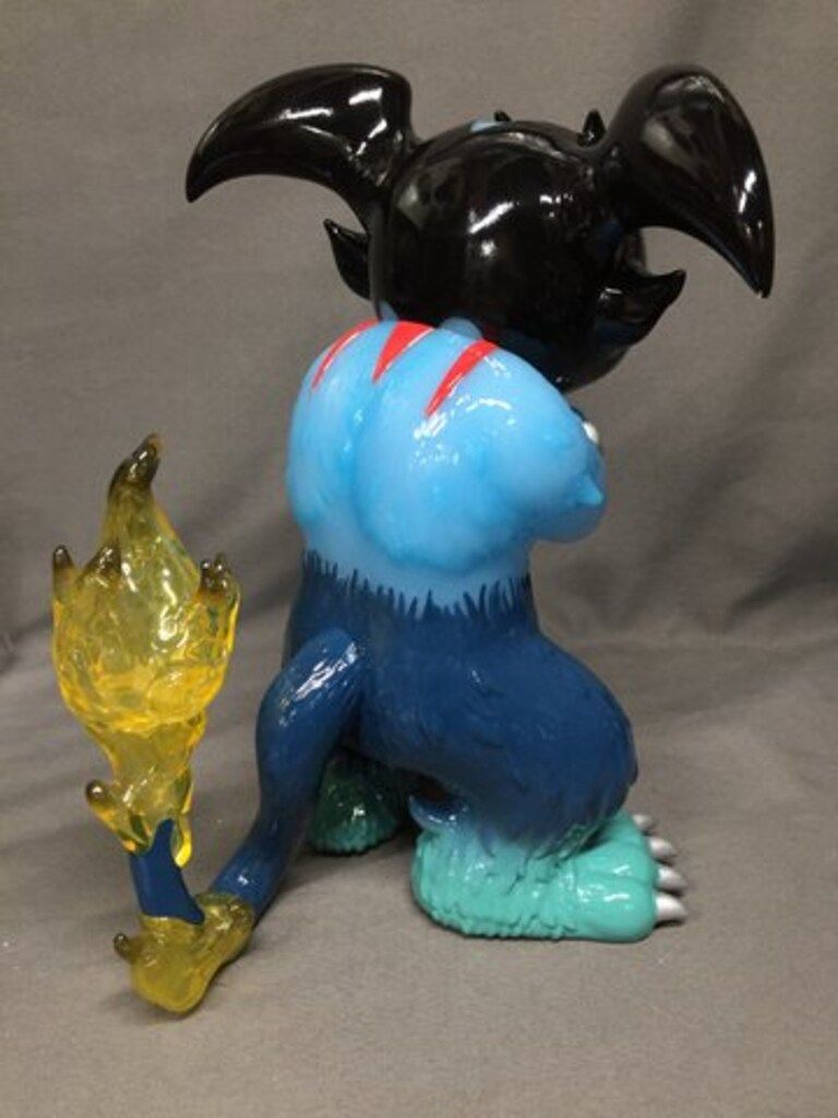 UNBOX INDUSTRIES デビルマン 石黒亜矢子 DEVILNYAN 水色蓄光成型