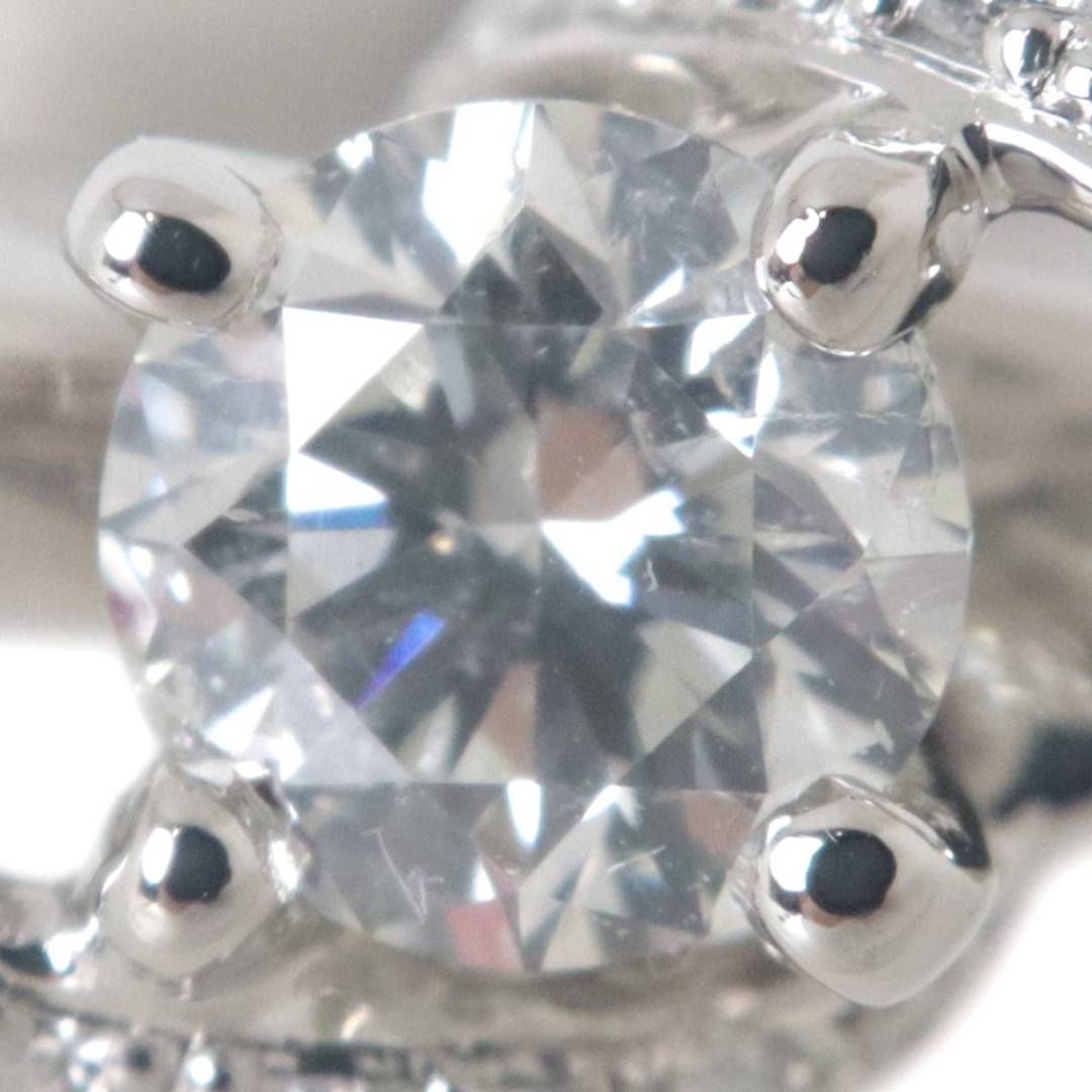 Pt900 プラチナ ダイヤ デザイン リング 指輪 0.322ct 0.10ct 15