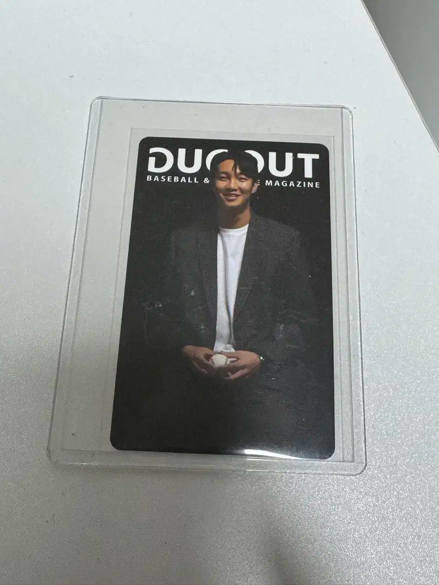 KIWOOM HEROES キウム ヒーローズ 安 佑鎮（アン・ウジン） DUGOUT (韓国雑誌) MAGAZINE トレカ フォトカード