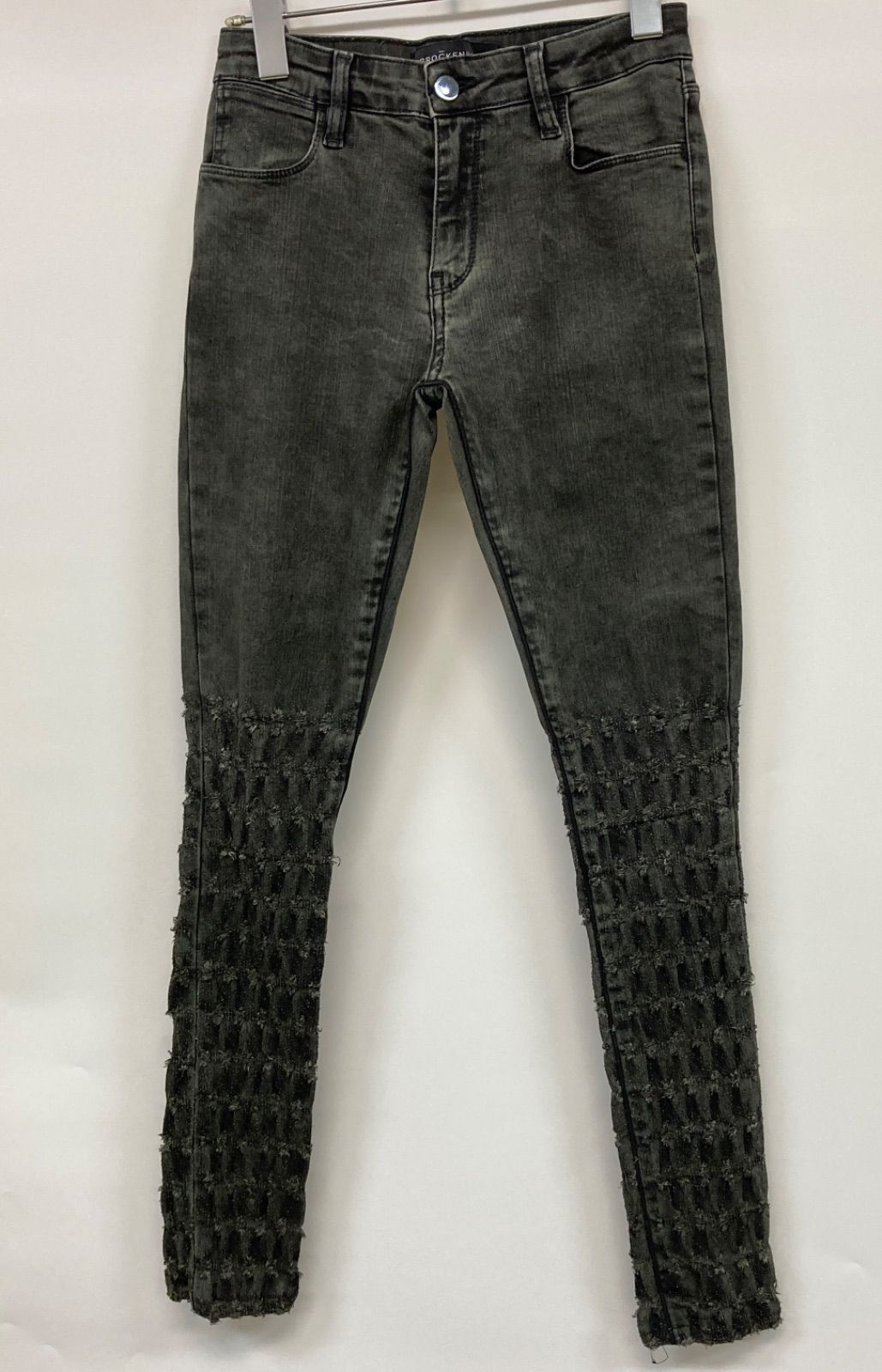 BROCKENBOW ブロッケンボウ パンツ デニム スキニーデニム ブラック レディース 26サイズ CB555