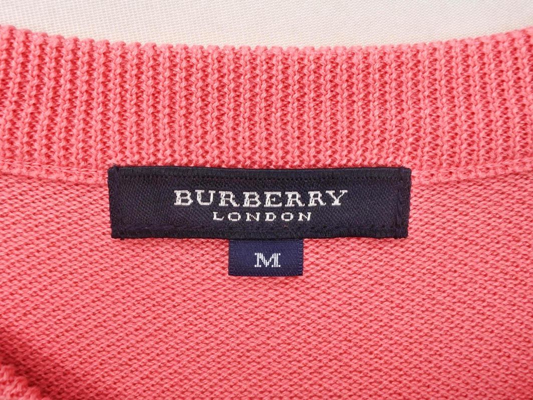 BURBERRY バーバリー ロゴ 刺繍 ヘンリーネック ニット セーター