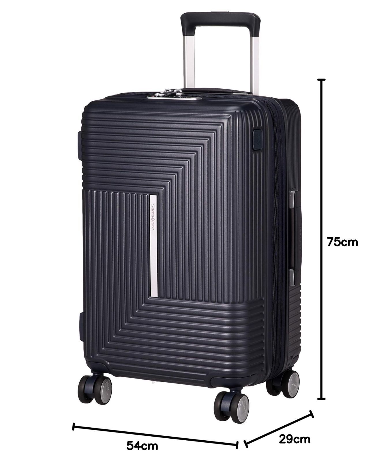 [アイダディ] 軽量キャリーケース スーツケース M6080 保証付 80L 68 cm 4.7kg M6080L-10 ブラック アイダディ] 軽量キャリーケース スーツケース M6080 付 8