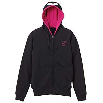 【中古】(非常に良い)BORUTO -ボルト- NARUTO NEXT GENERATIONS うずまきボルト ジップパーカー ブラック × トロピカルピンク Lサイズ