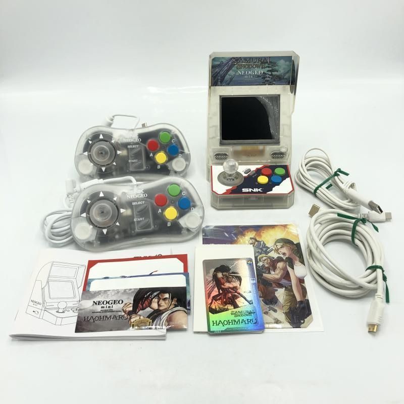 中古】本体）【動作確認済み】SNK/NEOGEO mini本体 サムライ